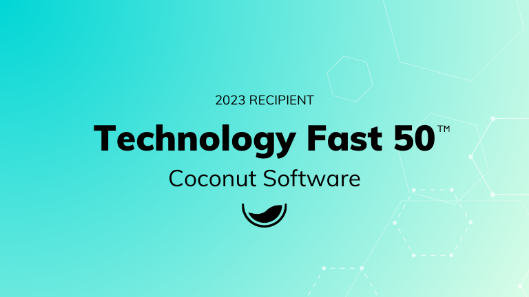 Coconut Software Awarded Win in 2023 Technology Fast 50™